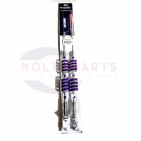 Antenna Double Purple Color Spiral-Flex Non-Functional 28" 2 Pcs Trucks