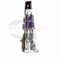 Antenna Double Purple Color Spiral-Flex Non-Functional 28" 2 Pcs Trucks