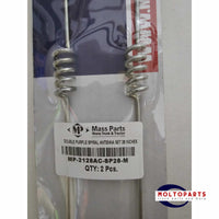 Antenna Double Purple Color Spiral-Flex Non-Functional 28" 2 Pcs Trucks