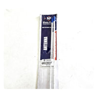 Blue Whip Antenna Stainless Steel 48 inches with Support for Truck Non-tunable