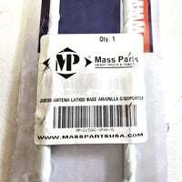 Yellow Whip Antenna Stainless Steel 48 inches with Support for Truck Non-Tunable