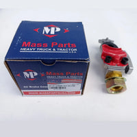 12308 Gladhand Shutoff Red Emergency 3/8" Female Pipe Thread Bulkhead Replac.