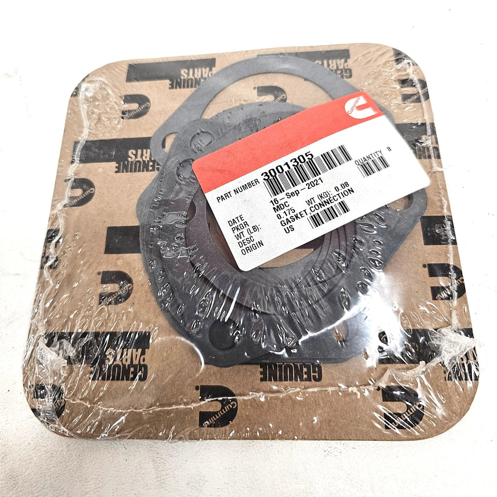 Cummins 3001305 Aftercooler Connection Gasket KTA19 K19 Pack of 8