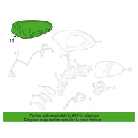 991731720051E0 Porsche Mirror Cover 2012-2019