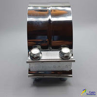 5" Exhaust Band Preformed Clamp 304 Stainless Steel Lap Joint Fits Muffler