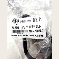 13" Heavy Duty Single Tender ABS Air Line Hose Tracker Tender Spring with Clip
