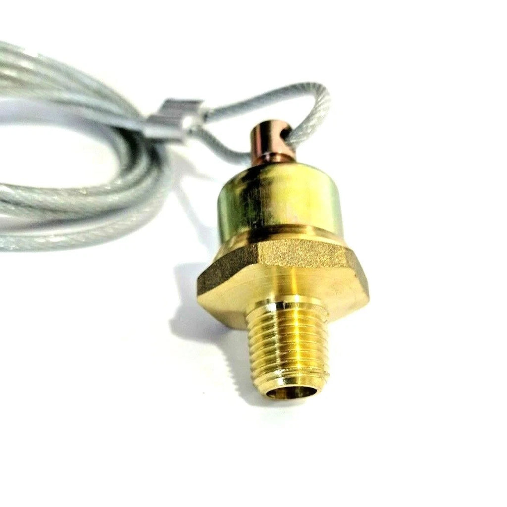 12104 20QE2121P Air Tank Manual Drain Valve 1/4 Pull Type 4 Ft Cable Replacement
