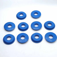 10028 Gladhand Seals Hose Coupler Double Lip Blue Rubber Replacement 10 Units