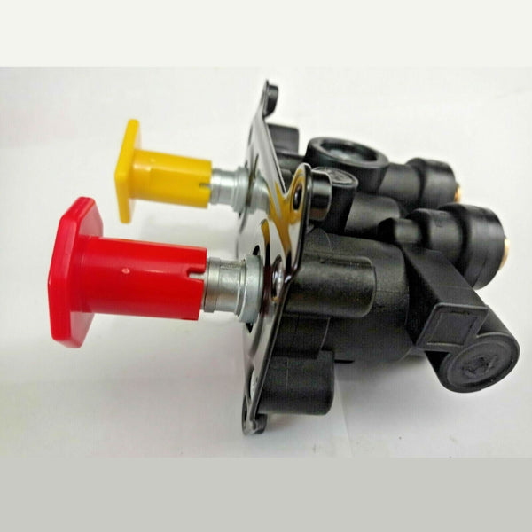 800257 065523 Brake Hand Dash Valve MV-3® w/ Quick Connectors Ports 3 ...