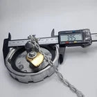 Fuel Cap Alum 3" -8 NPSL Locking Vented & Chain for VOLVO MACK INTERNATIONAL NEW