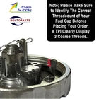 Fuel Cap Alum 3" -8 NPSL Locking Vented & Chain for VOLVO MACK INTERNATIONAL NEW