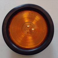 2 Trailer Trucklite YELLOW Lamp Sealed 4" round Turn Tail Light 12V, 3 Wires