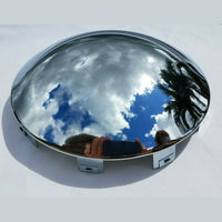 Chrome Front Hub Cap 6 Multi-Notch Cut Out 8-23/32 F247609