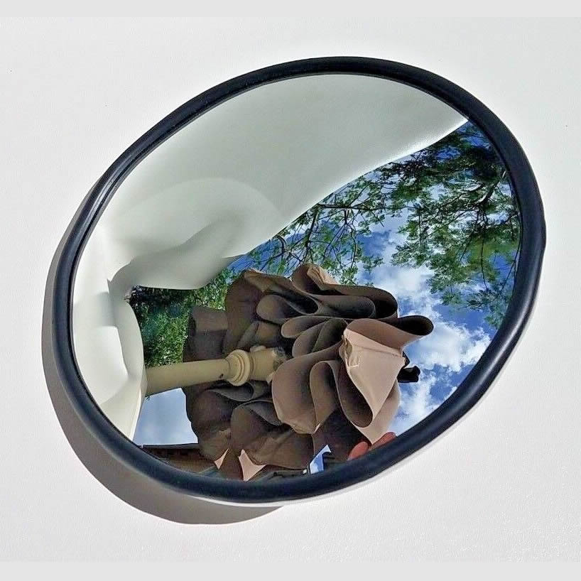 8.5" Round Glass Convex Mirror Replacement for Blind Spot fit most Trucks & Cars