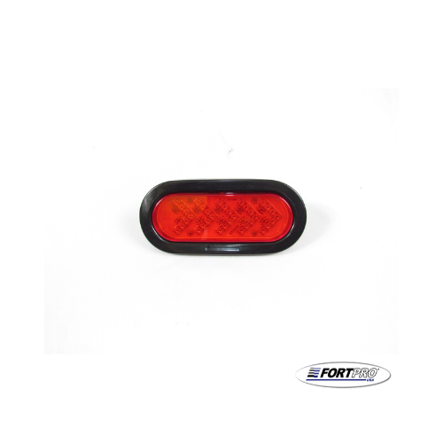 2 Oval Arrow Red Sequential marker light 35 led W/ Grommet & Pigtail Taiwan