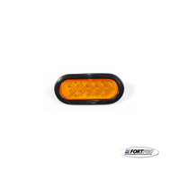 2 Oval Arrow Amber Sequential marker light 35 led W Grommet & Pigtail Taiwan