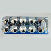 10 Chorme Nut Lug Cover ABS Extra tall for 33MM Nuts no Flanges FortPro