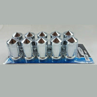 10 Chorme Nut Lug Cover ABS Extra tall for 33MM Nuts no Flanges FortPro