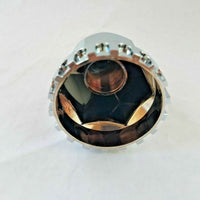 10 Threaded Lug Nut Cover With Flange 33MM Color AMBER Top Reflector FortPro