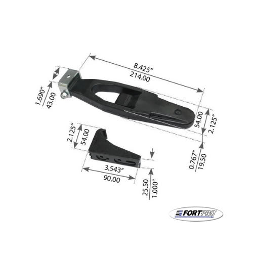 2313857 L560001 Hood Latch Kit Right/Left for Kenworth T300 2004 2007 W900 T600A