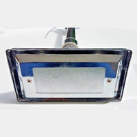 Rectangular Air Horn Truck Trumpet Loud Single Tone Roof Mount Chromed 12V/24V