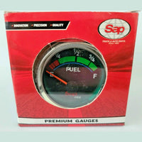 Fuel Gauge Black 2 Inch 52mm 12 Voltage 10-180 Ohms Car Boat Motor SAPF6141