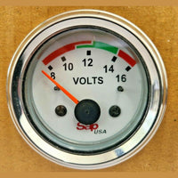 Voltmeter Gauge 8-16 V Range 2 Inch 52mm 12 Voltage Car Auto Motor SAPV6133