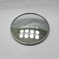 2" Stick-on Round Convex Blind Spot Wide Angle Mirror Silver Truck Car SUV 2 PC