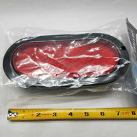 2 Oval Arrow Red Sequential marker light 35 led W/ Grommet & Pigtail Taiwan