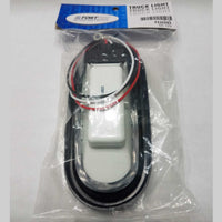 2 Oval Arrow Red Sequential marker light 35 led W/ Grommet & Pigtail Taiwan