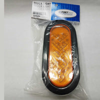 2 Oval Arrow Amber Sequential marker light 35 led W Grommet & Pigtail Taiwan