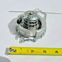 Fuel Cap Aluminum 2" -11.5 NPSH Non-locking Vented & Chain F/ International FORD