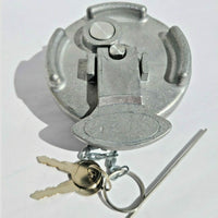 Fuel Cap Aluminum LEVER STYLE Locking Vented & Chain for PETERBILT NEW