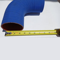 Elbow Coupler Pipe 90° Hose Blue Silicone Polyester Reinforced Mp-094ELB-90BR