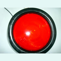 2 Trailer Trucklite RED Lamp Sealed 4" round Stop Turn Tail Light Truck, 12V