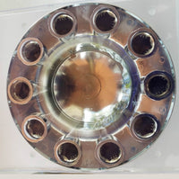 Rear Axle Cover Kit ABS Chrome Finish Push-On 33mm, Nut Cover Plastic Fortpro