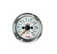 Mechanical Air Pressure 2 1/16" 52mm Round Gauge 0-10 Bar 0-150 PSI 12v SAP